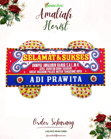 Papan Bunga Ucapan Selamat Liwuto